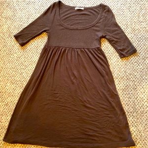 3/4 sleeve mini dress.